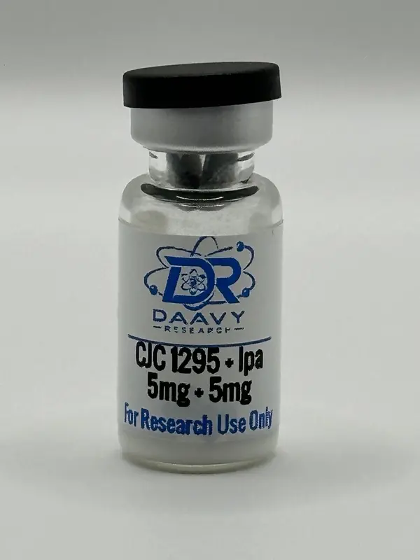 DAAVY Research CJC-1295 + Ipamorelin 5 mg + 5 mg laboratory research vial